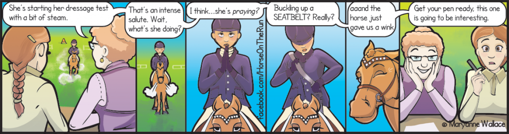 One of those tests - horizontal - Horse on the Run comics